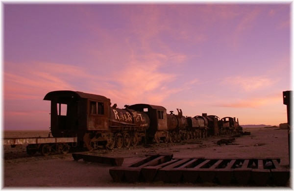 ... Dampflokomotiven-Friedhof von Uyuni