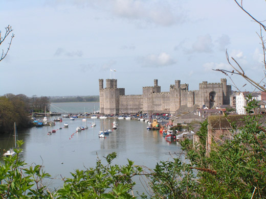 Die Festung von Caernarfon